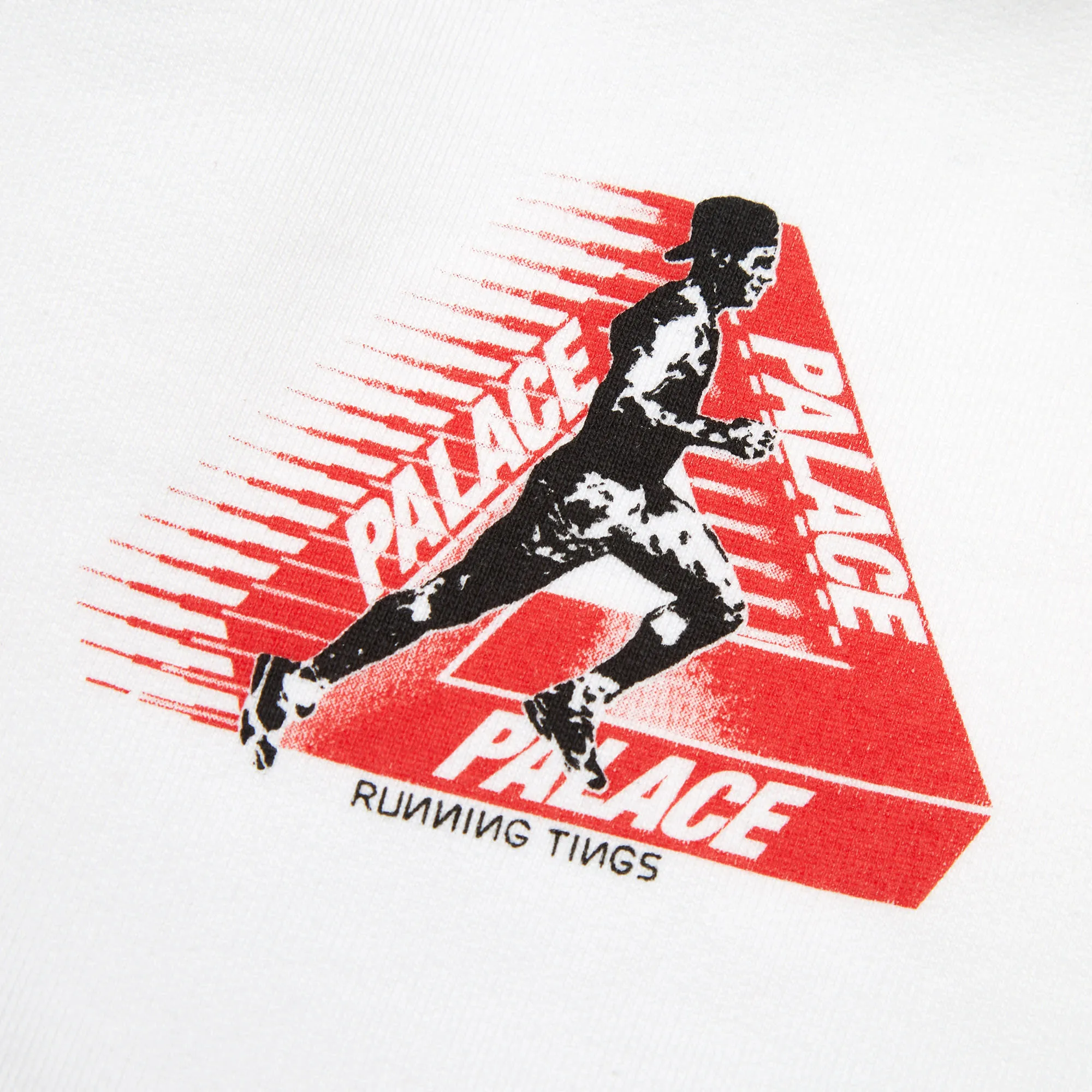 Palace Running Tings Crew SweatWhite