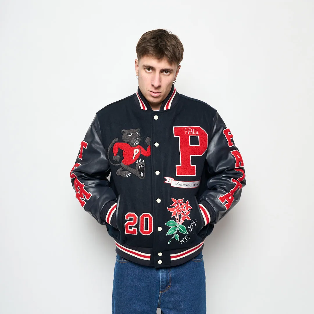 Patta - 20th Anniversary Varsity Jacket (Maritime Blue)