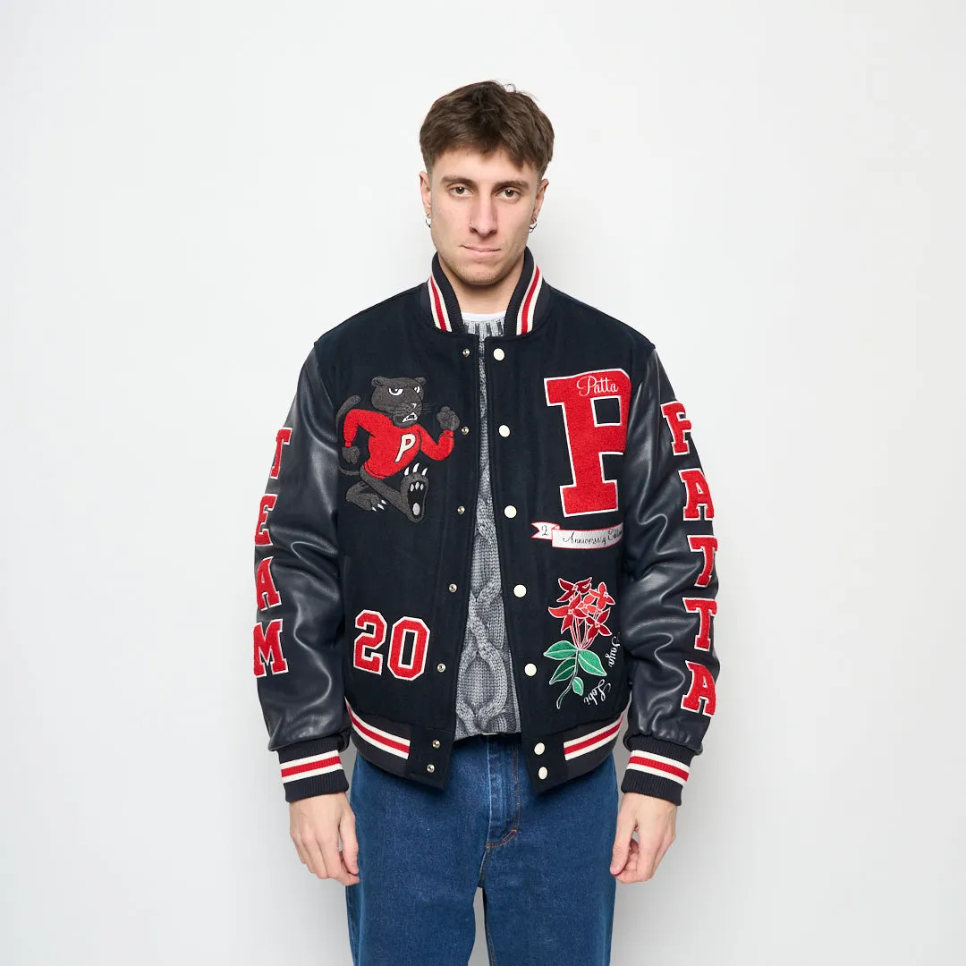 Patta - 20th Anniversary Varsity Jacket (Maritime Blue)