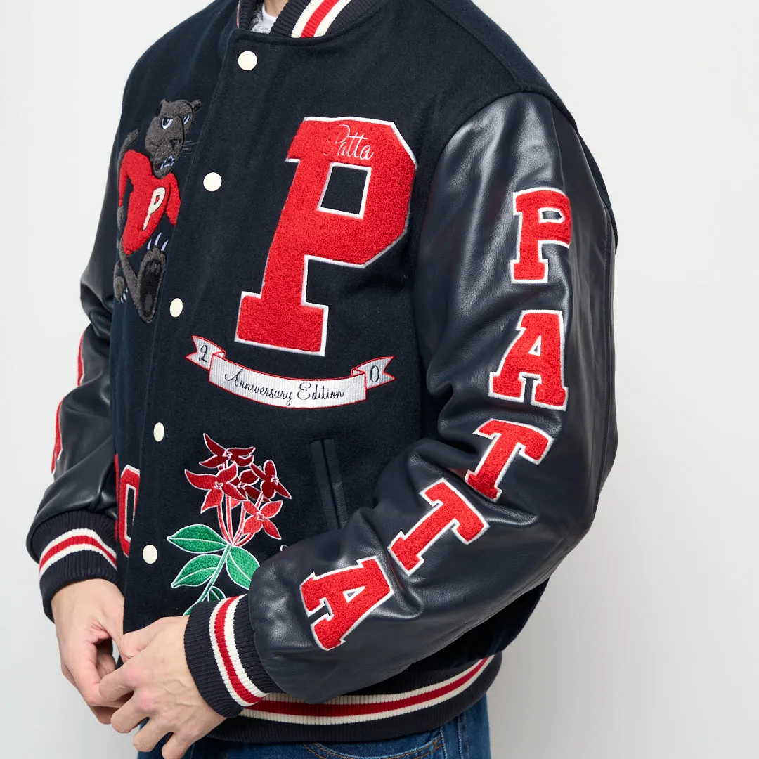 Patta - 20th Anniversary Varsity Jacket (Maritime Blue)