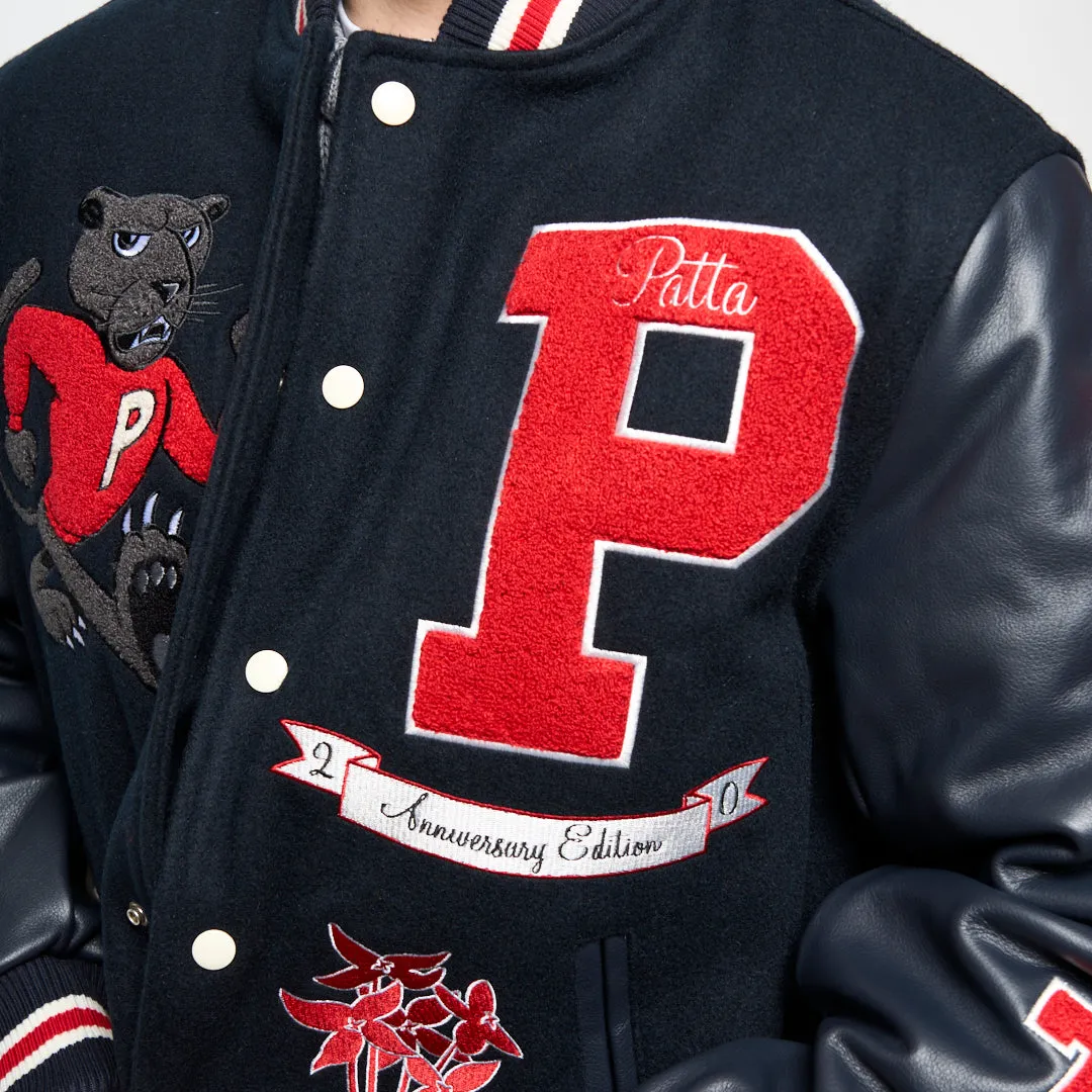 Patta - 20th Anniversary Varsity Jacket (Maritime Blue)