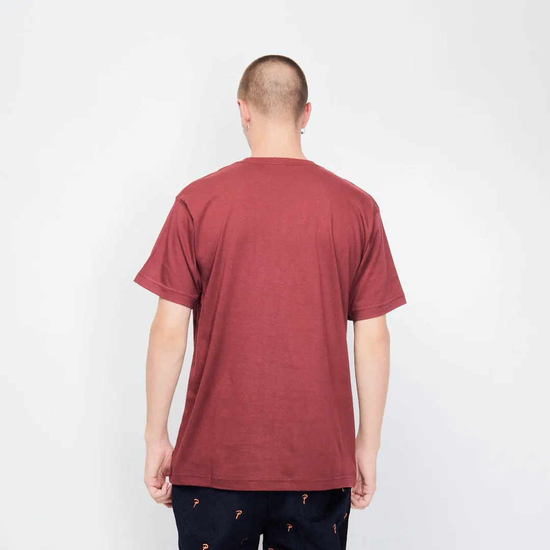 Patta - Basic Script P T-Shirt (Tawny Port)