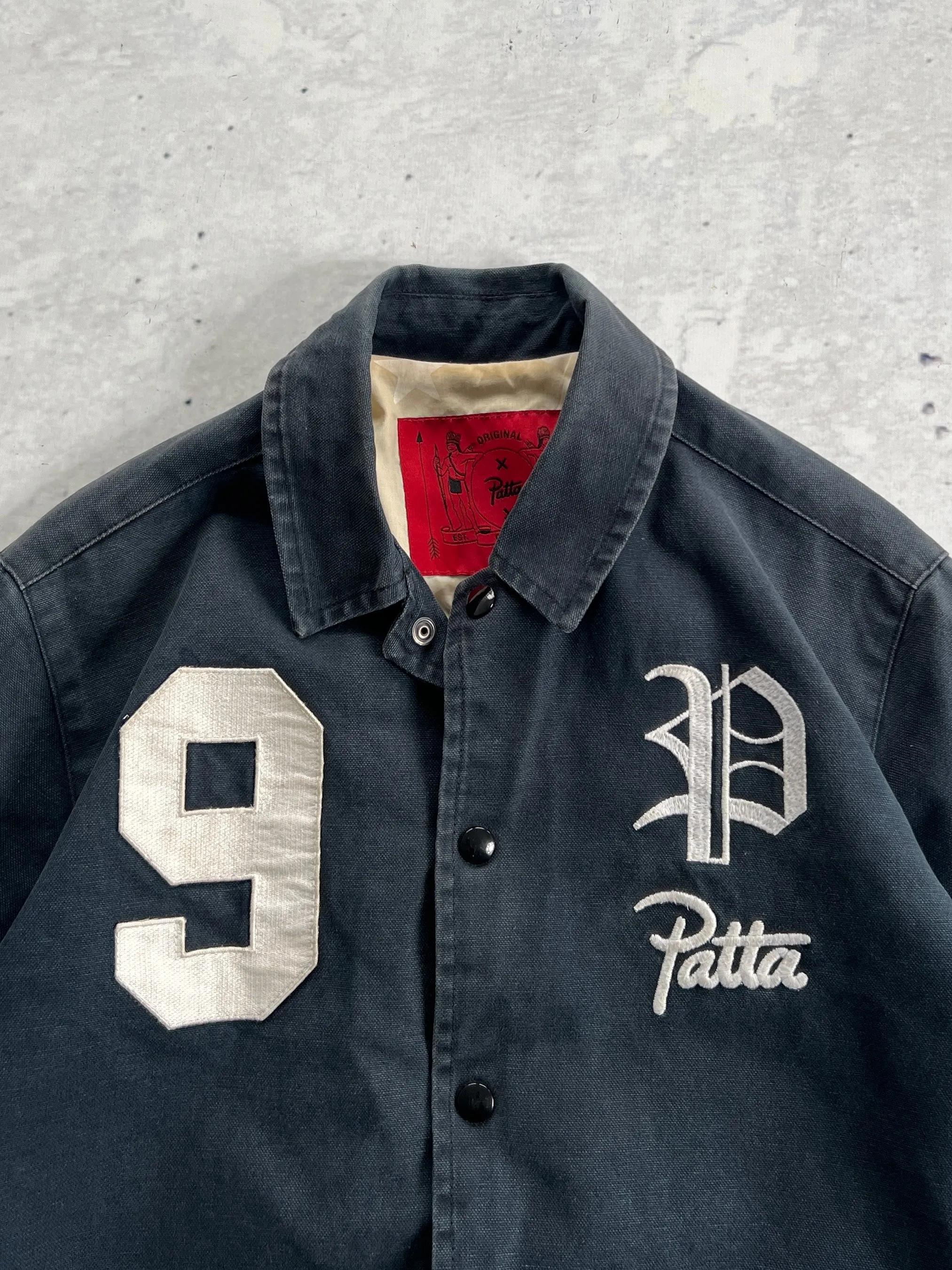 Patta Button Up Canvas Overshirt (S)