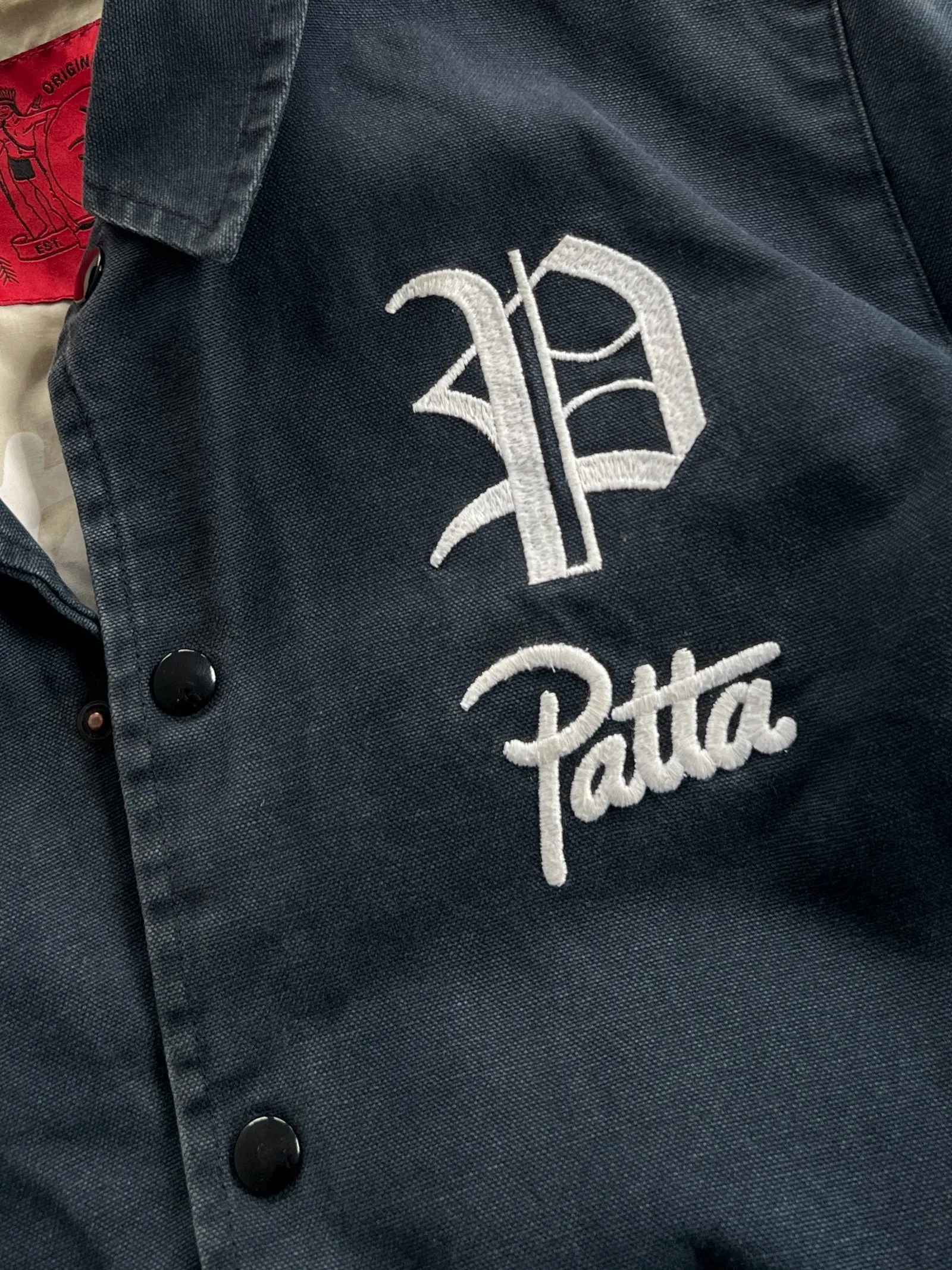 Patta Button Up Canvas Overshirt (S)