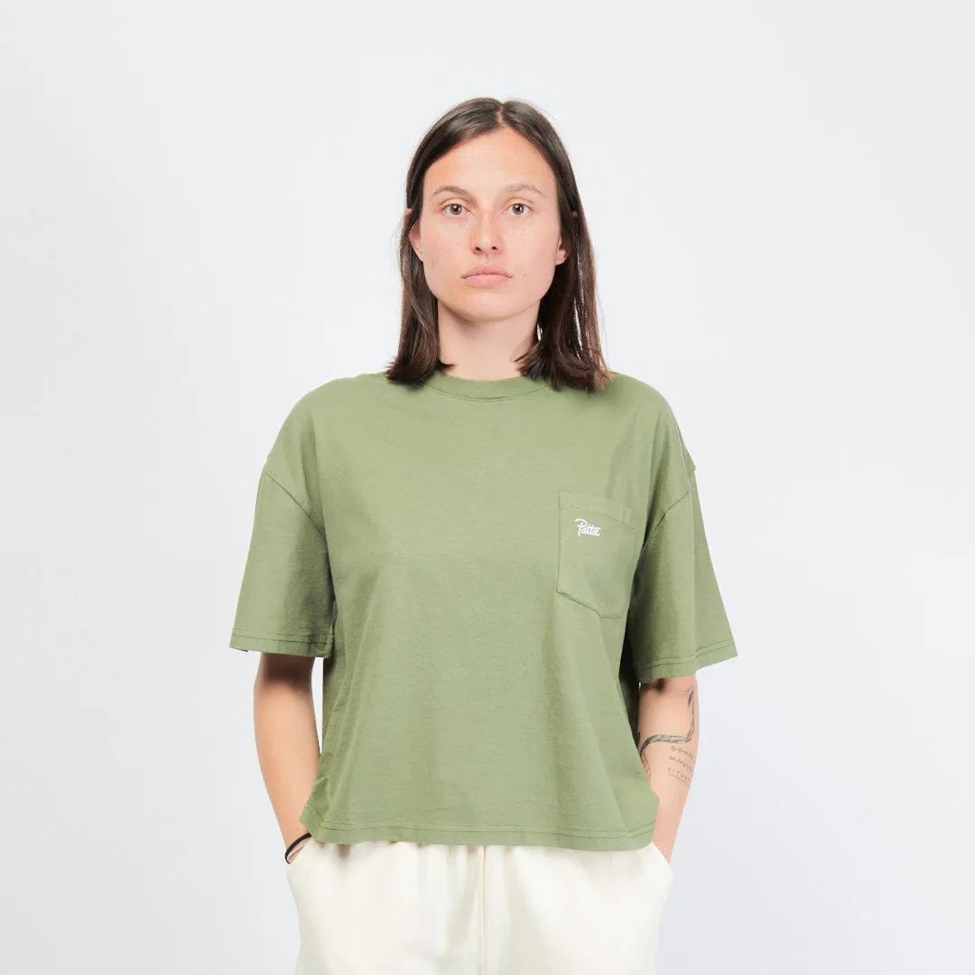 Patta - Femme Basic Boxy Pocket T-Shirt (Olivine)