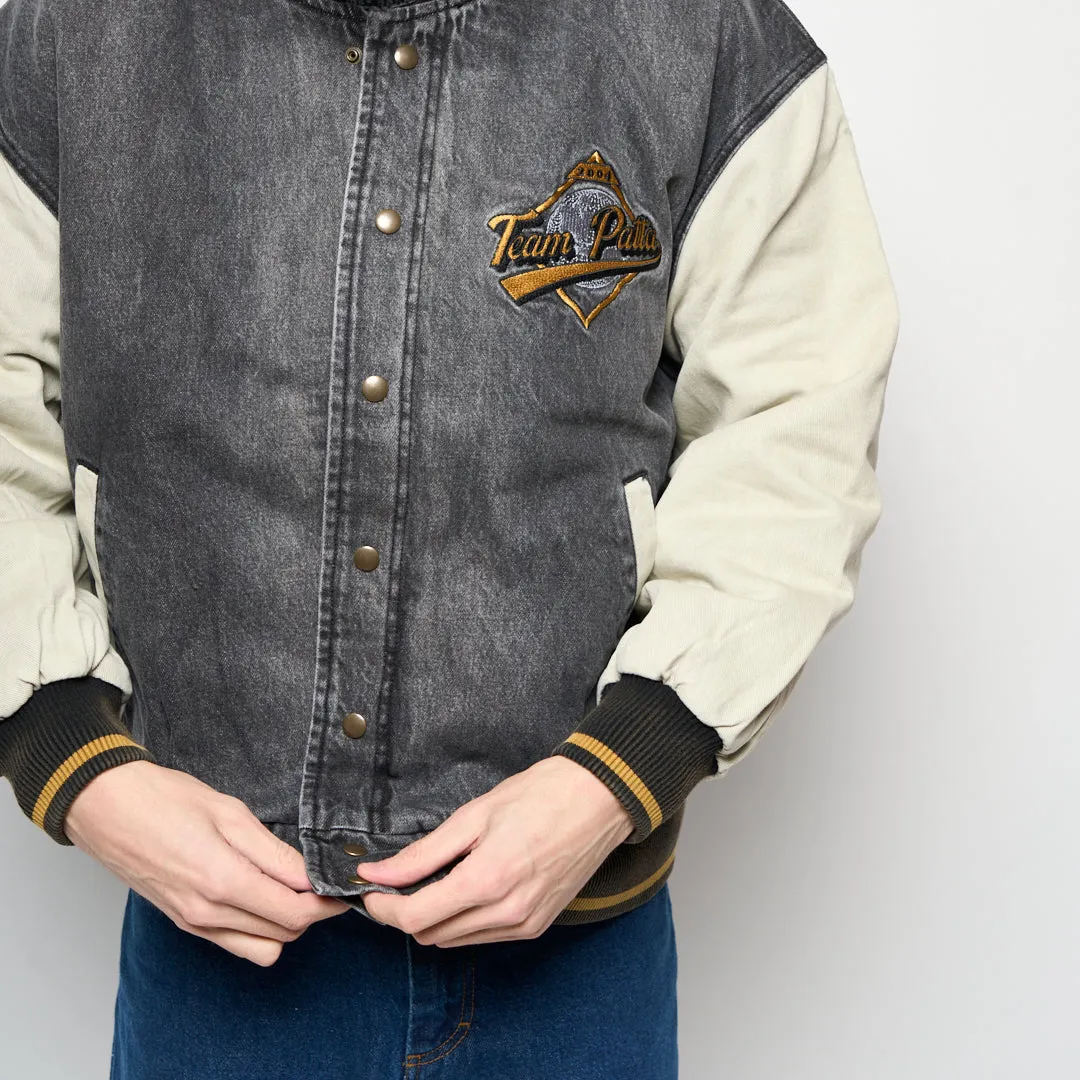 Patta - Homerun Denim Varsity Jacket (Black)