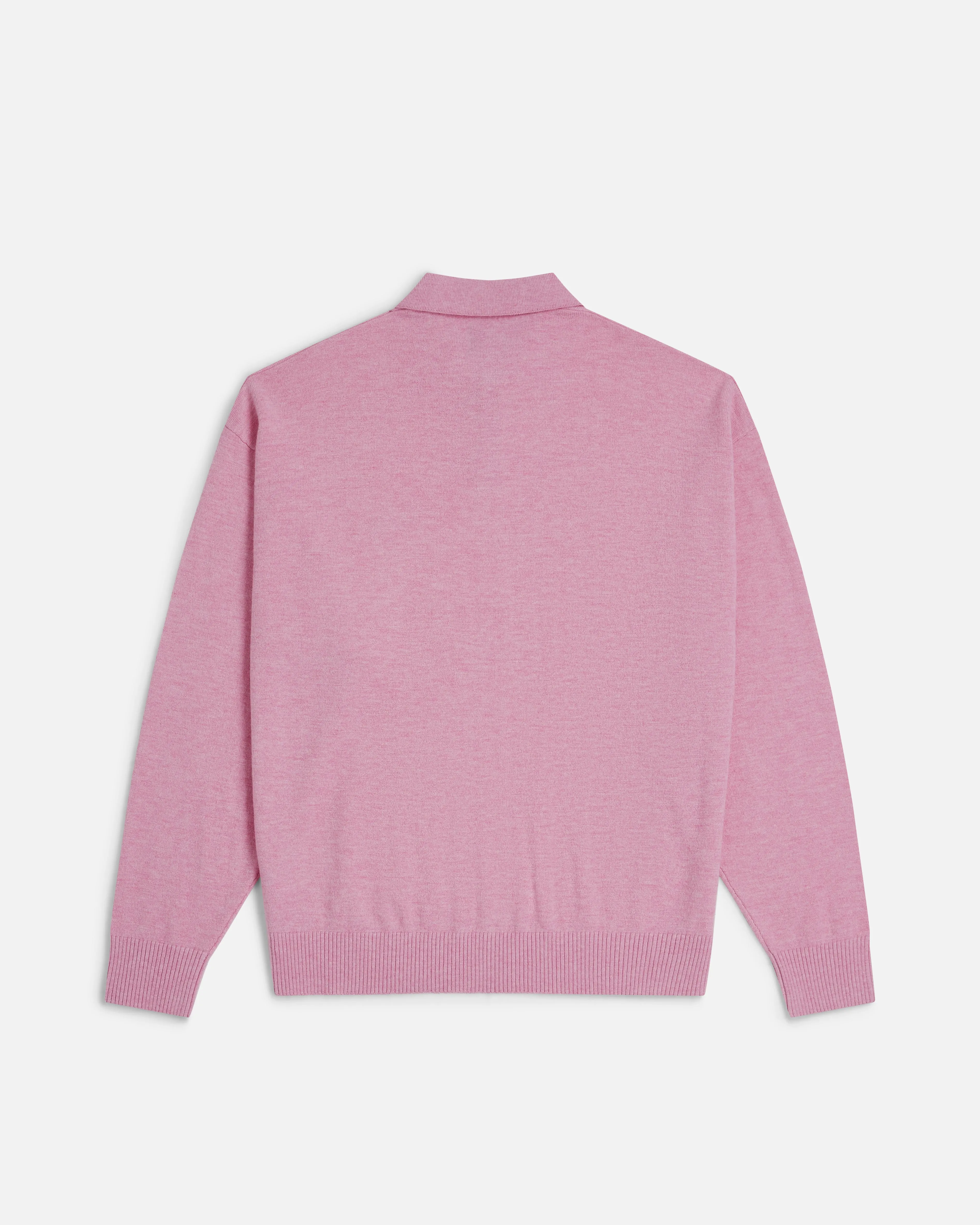 Patta Knitted Wool Longsleeve Polo Shirt