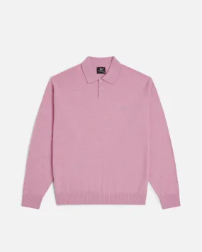 Patta Knitted Wool Longsleeve Polo Shirt