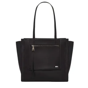 Pax Leather Tote -Black