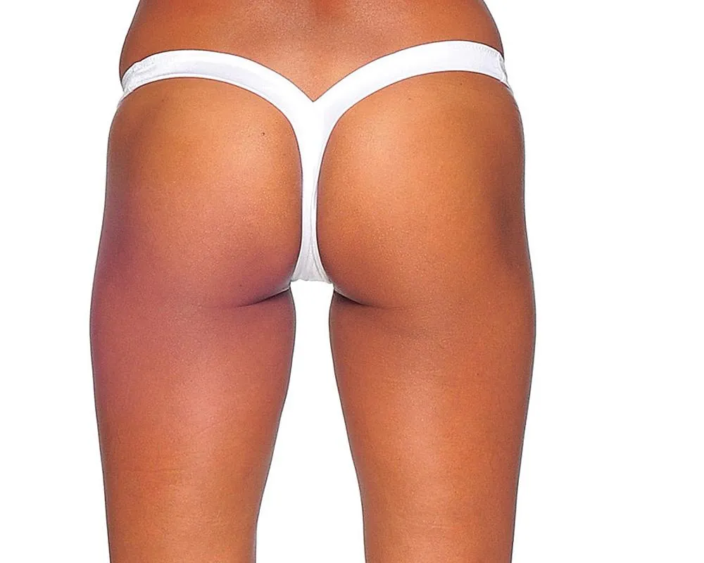 Pole Dancers Comfort V WhiteThong