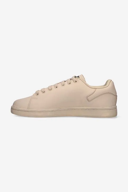 Raf Simons leather sneakers Orion beige color