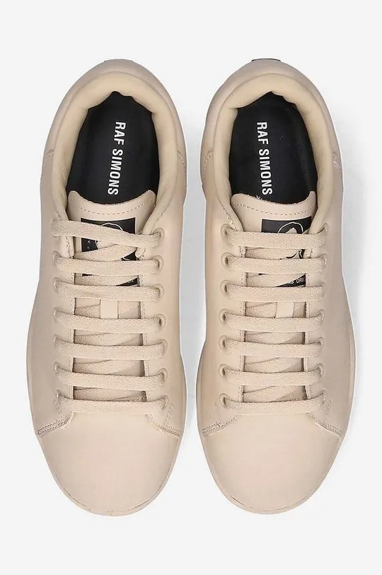 Raf Simons leather sneakers Orion beige color