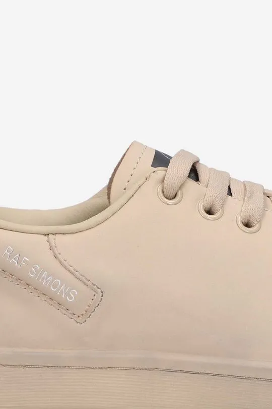 Raf Simons leather sneakers Orion beige color