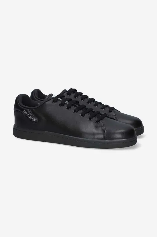 Raf Simons leather sneakers Orion black color