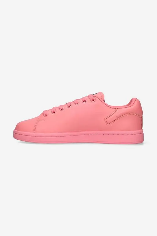 Raf Simons leather sneakers Orion pink color