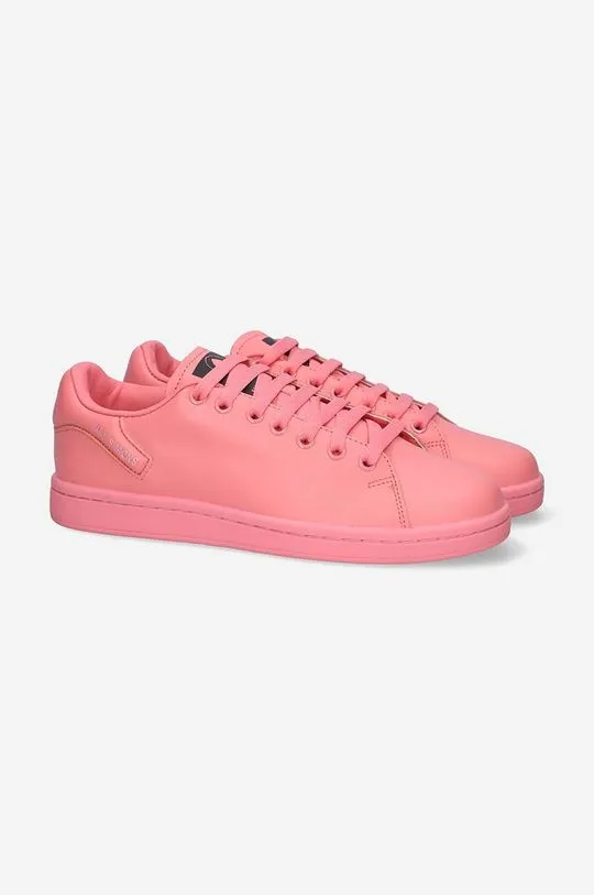 Raf Simons leather sneakers Orion pink color