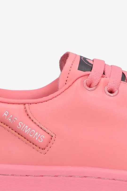 Raf Simons leather sneakers Orion pink color