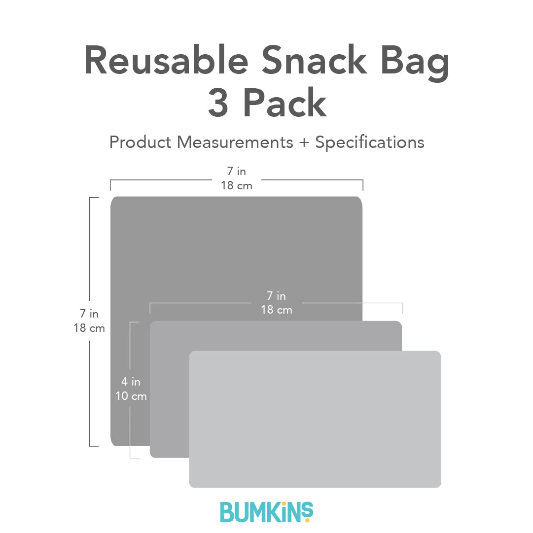 Reusable Snack Bag, 3-Pack: Batman