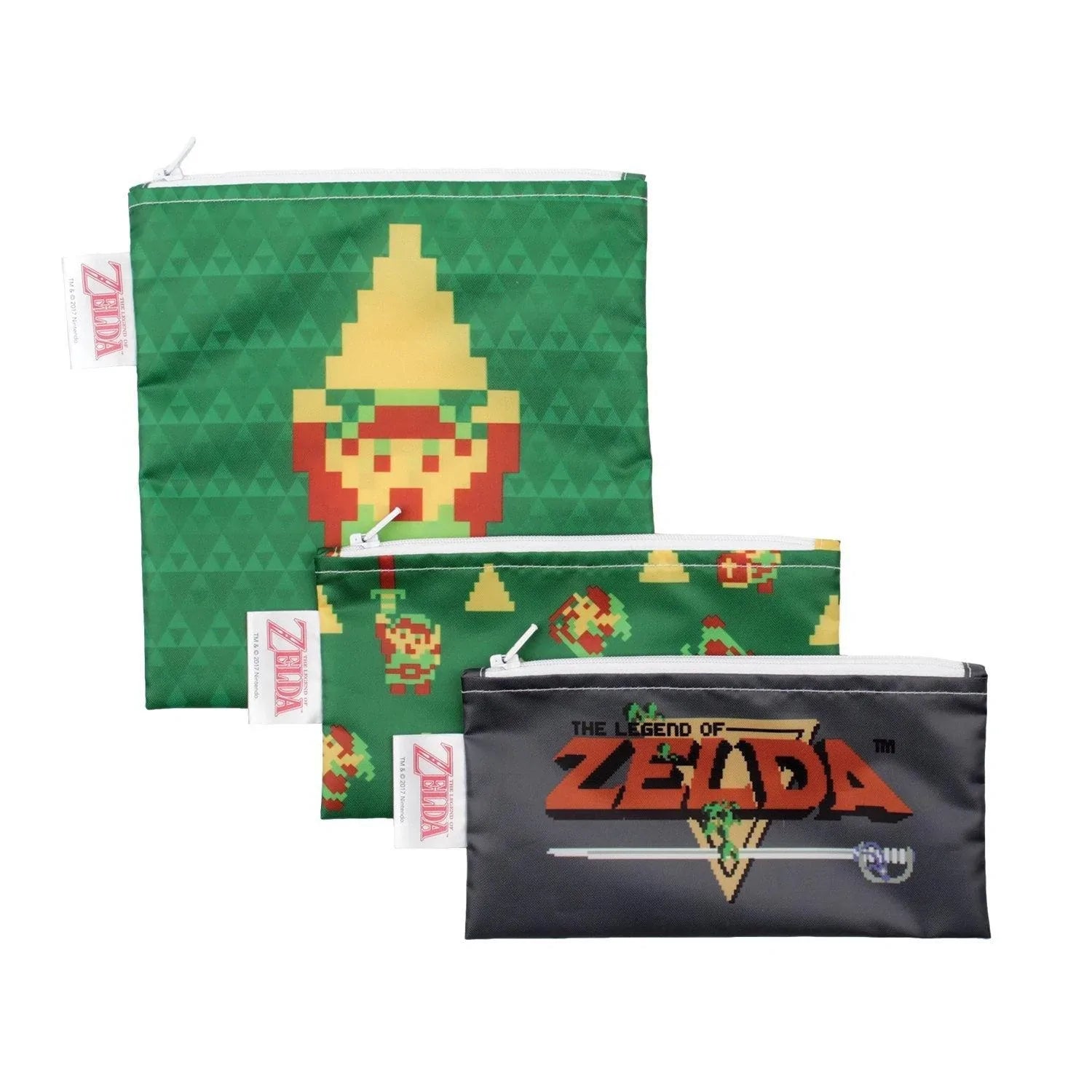 Reusable Snack Bag, 3-Pack: The Legend of Zelda