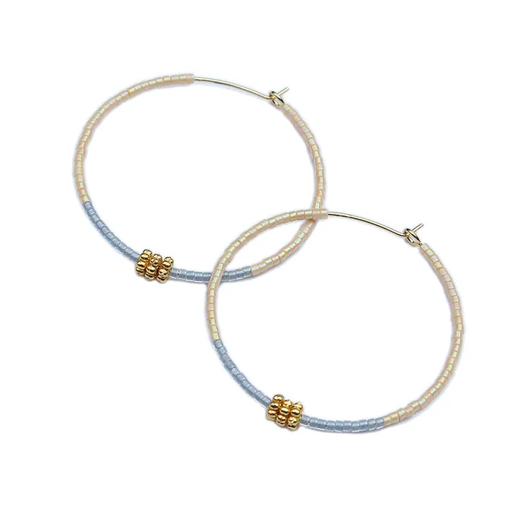 Rosette Hoops Large / Ceylon