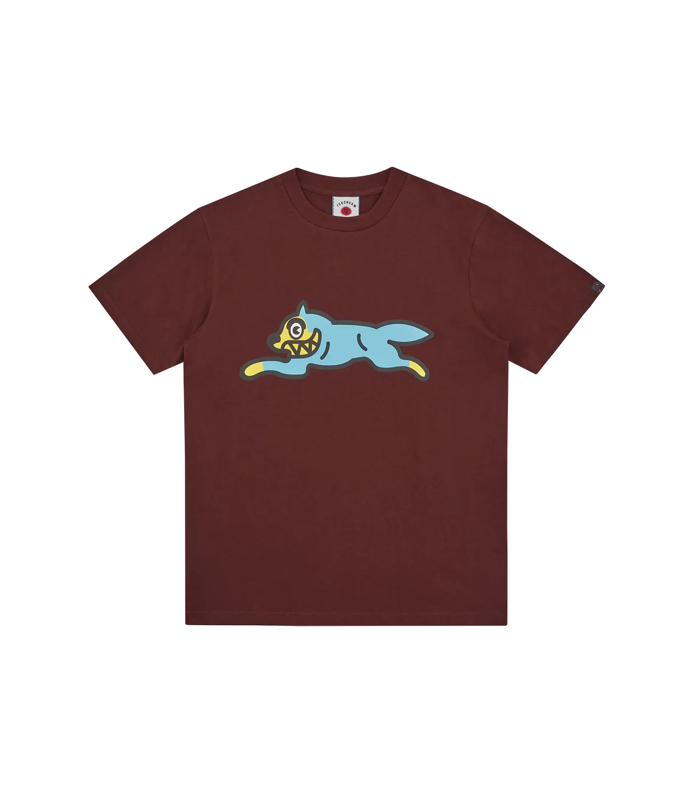 RUNNING DOG T-SHIRT - BROWN