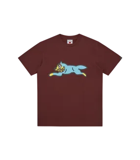 RUNNING DOG T-SHIRT - BROWN