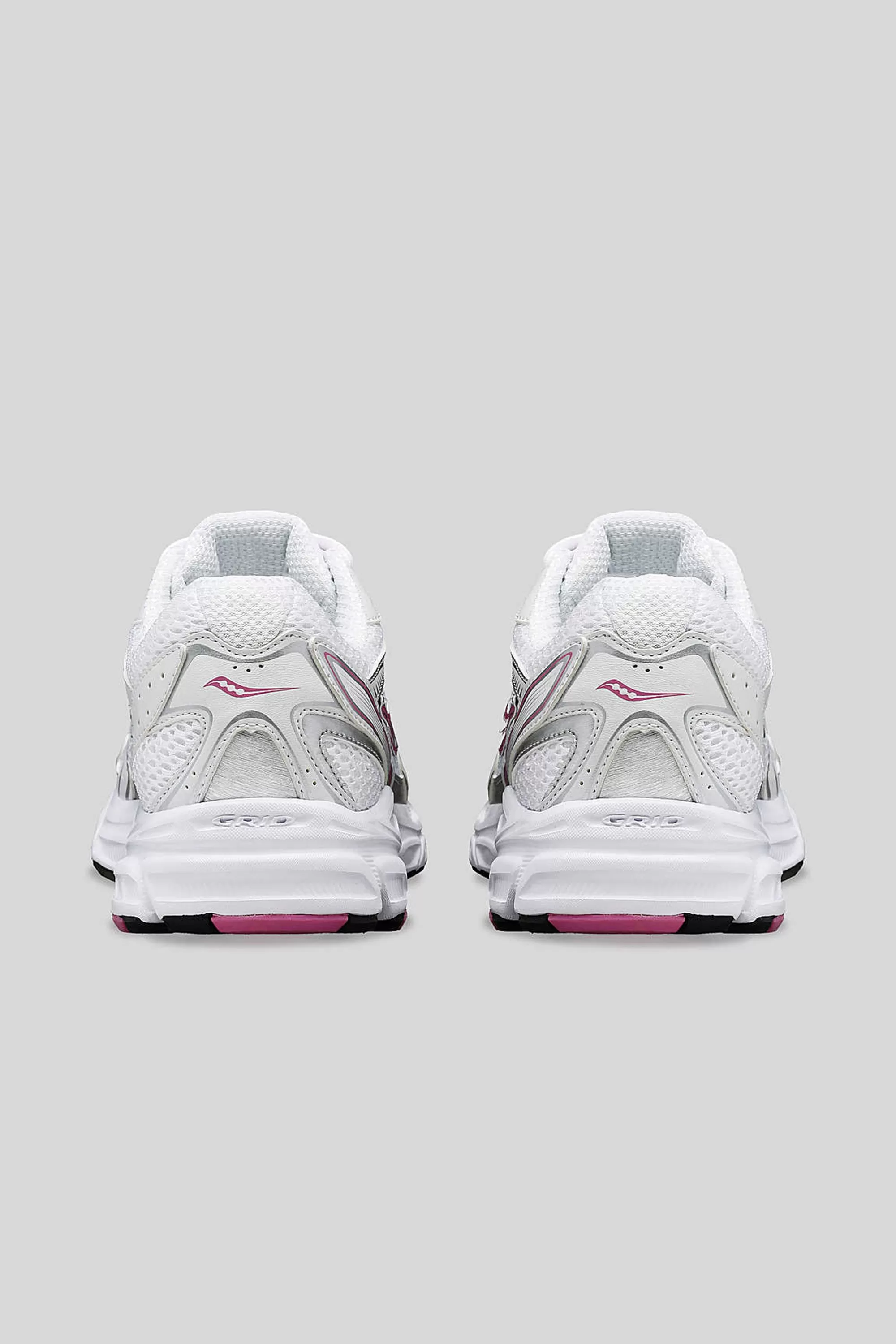 Saucony Women's Grid Ride Millennium in White/Pink