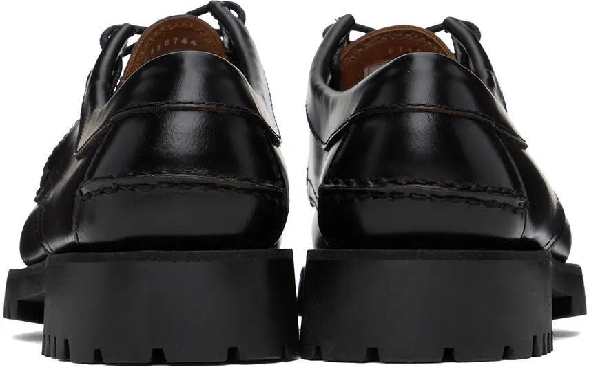 Sebago Black James Fringe Lug Oxfords