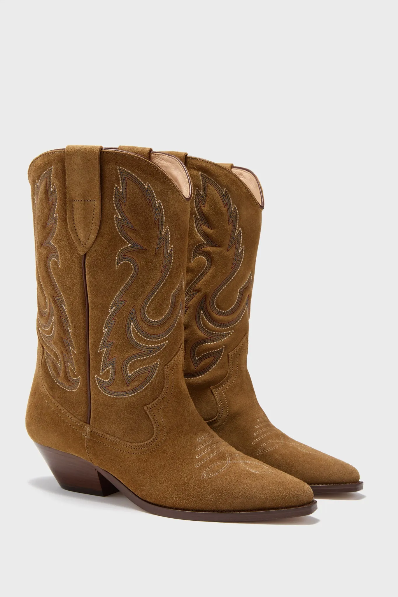 Sepia Embroidered Duerto Boots