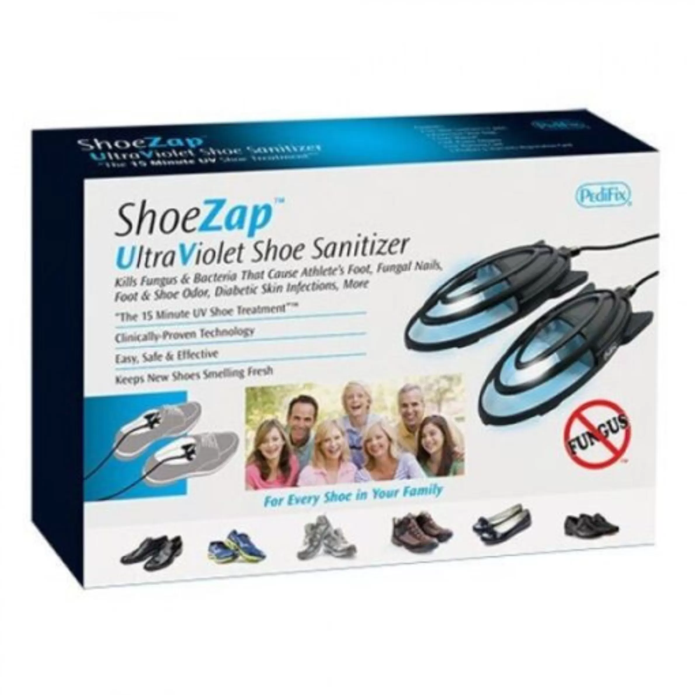 SHOEZAP CYCLING SHOE SANITISER UVC CLEANER