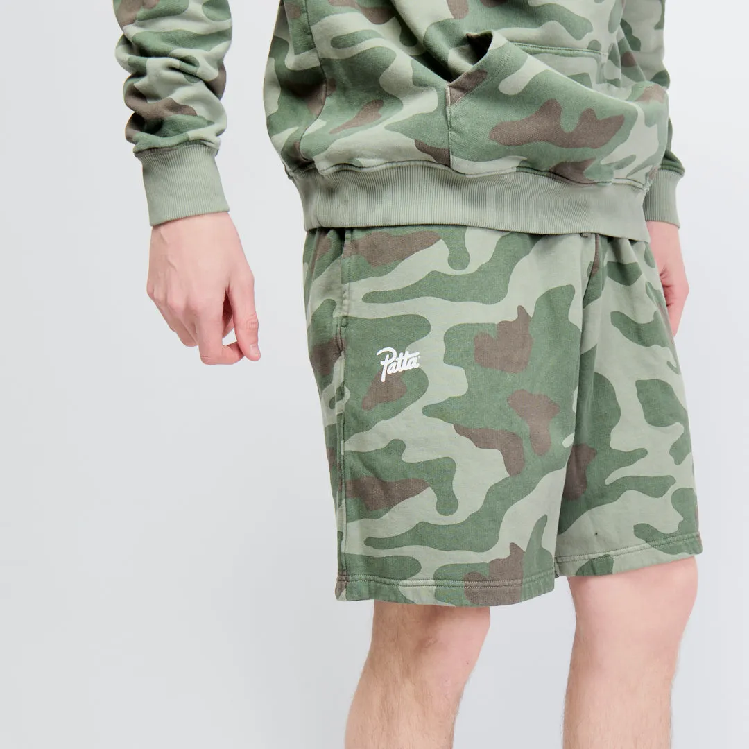 Short Patta - Basic Summer Washed Jogging (Camo AOP)