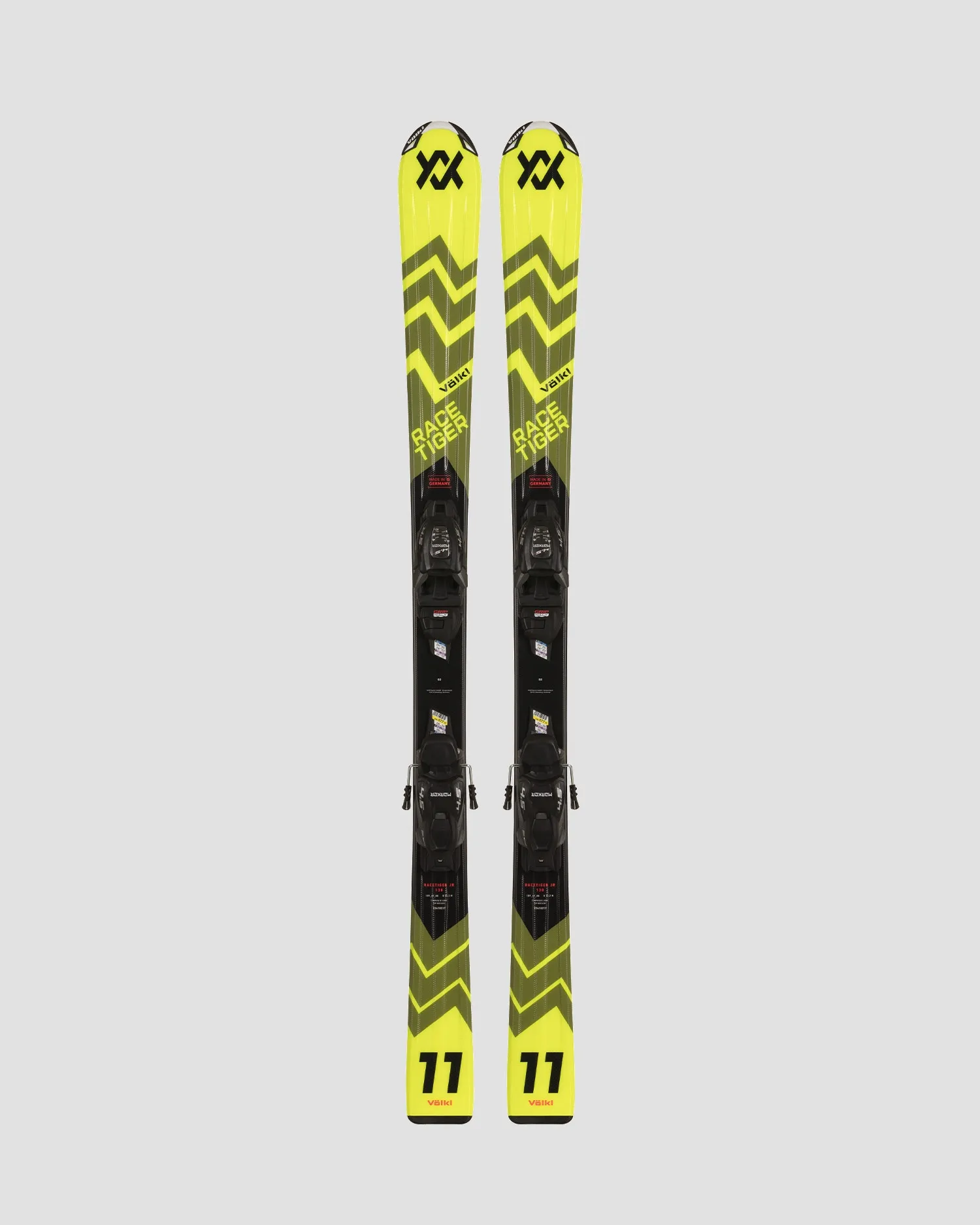 Skis Volkl Racetiger Jr with bindings Marker 4.5 vMotion Jr 6162t1.va v2410217-nd