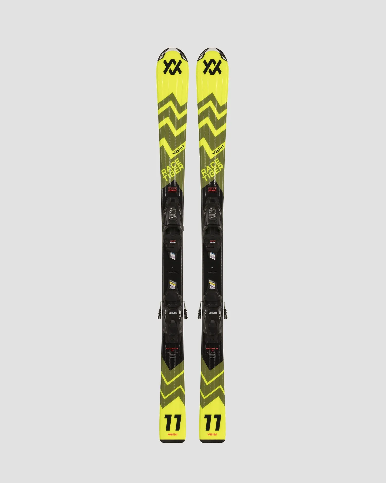 Skis Volkl Racetiger Jrwith bindings Marker 4.5 vMotion Jr 6162t1.va v2410216-nd