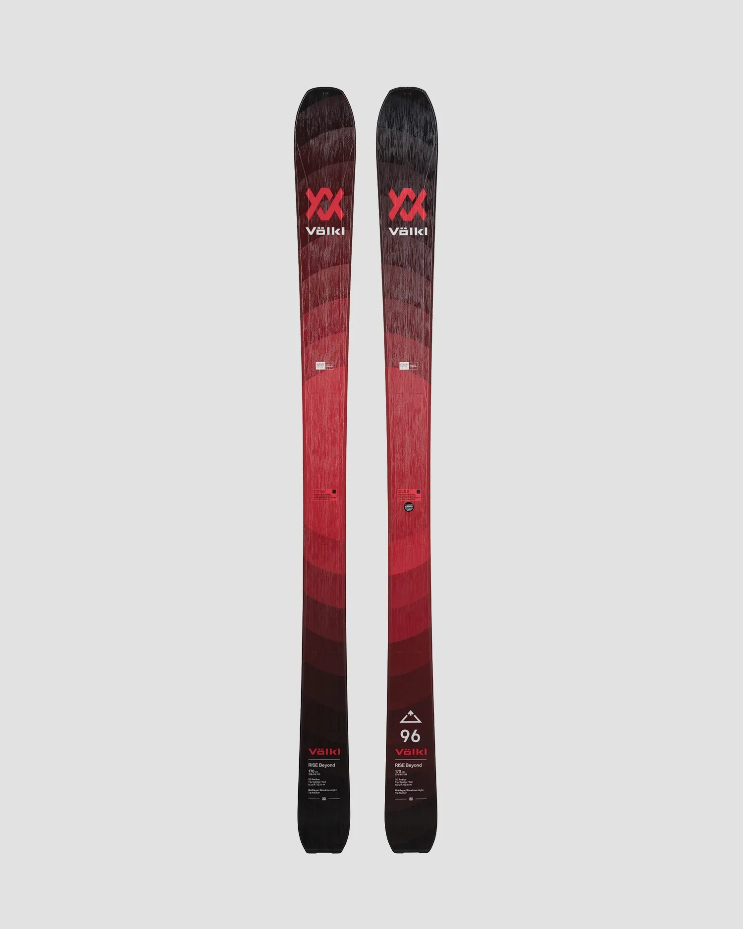 Skis Volkl Rise Beyond 96 with Marker Kingpin 10 Demo bindings 75 - 100mm 7734w1.ma 122370-nd2