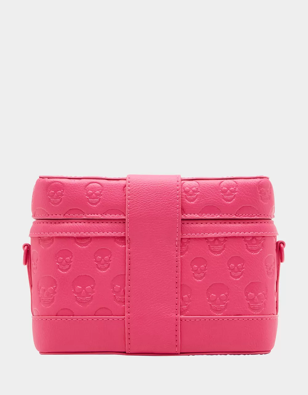 SKULL BOSS VANITY BAG PINK