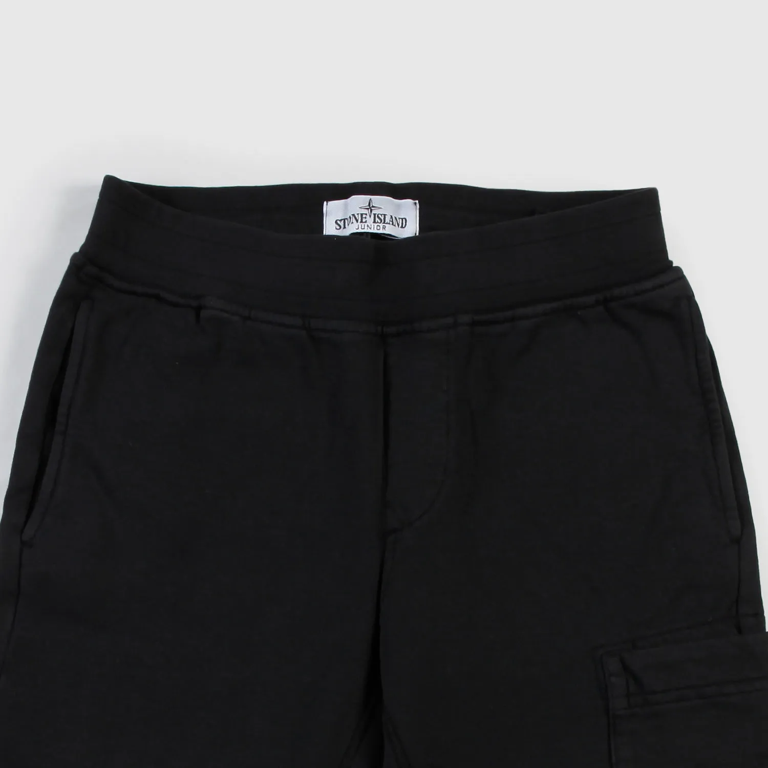 Stone Island Black Bermuda Shorts Boys