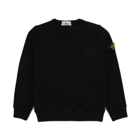 Stone Island Black Sweatshirt For Teen Boy