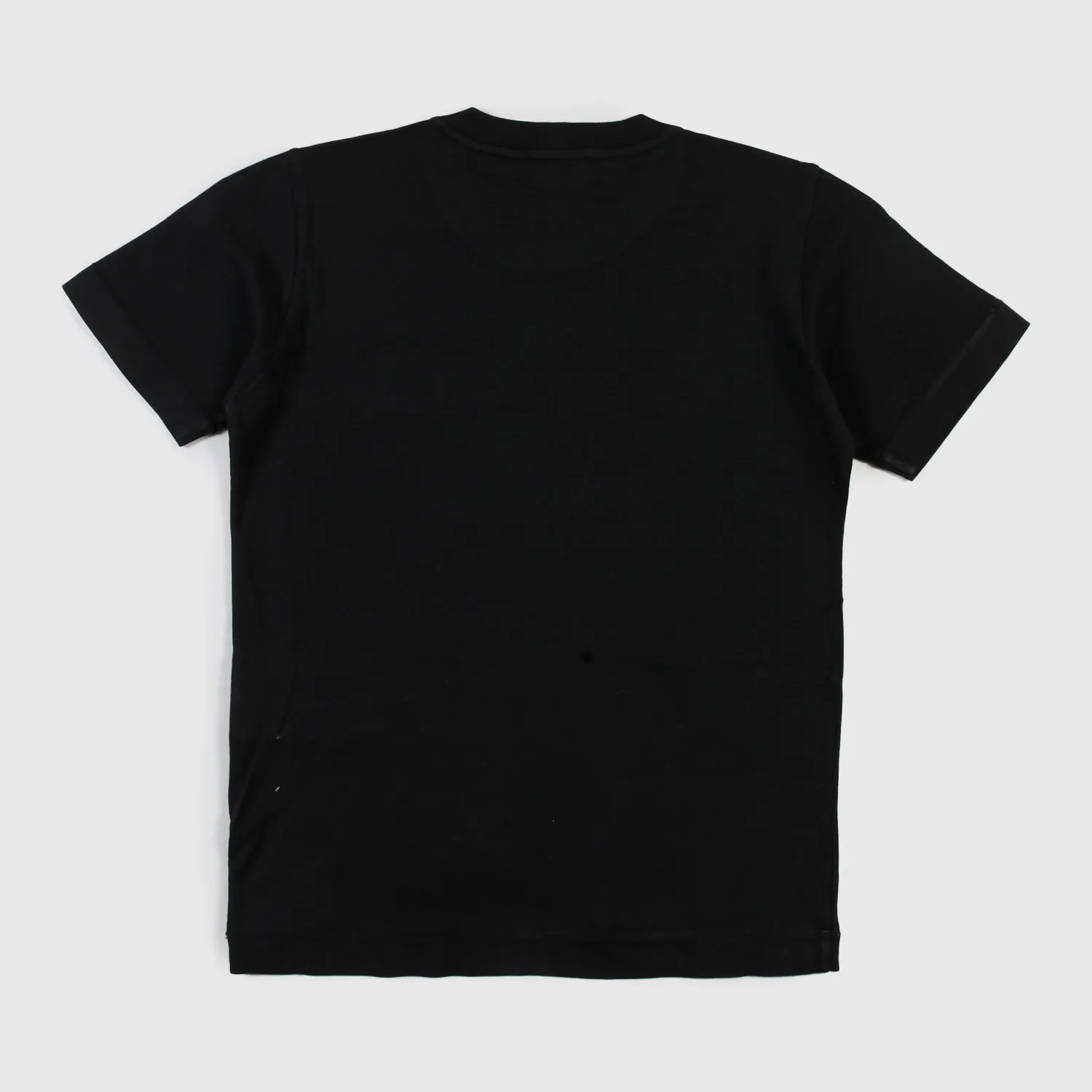 Stone Island Black T-Shirt With Patch Detail