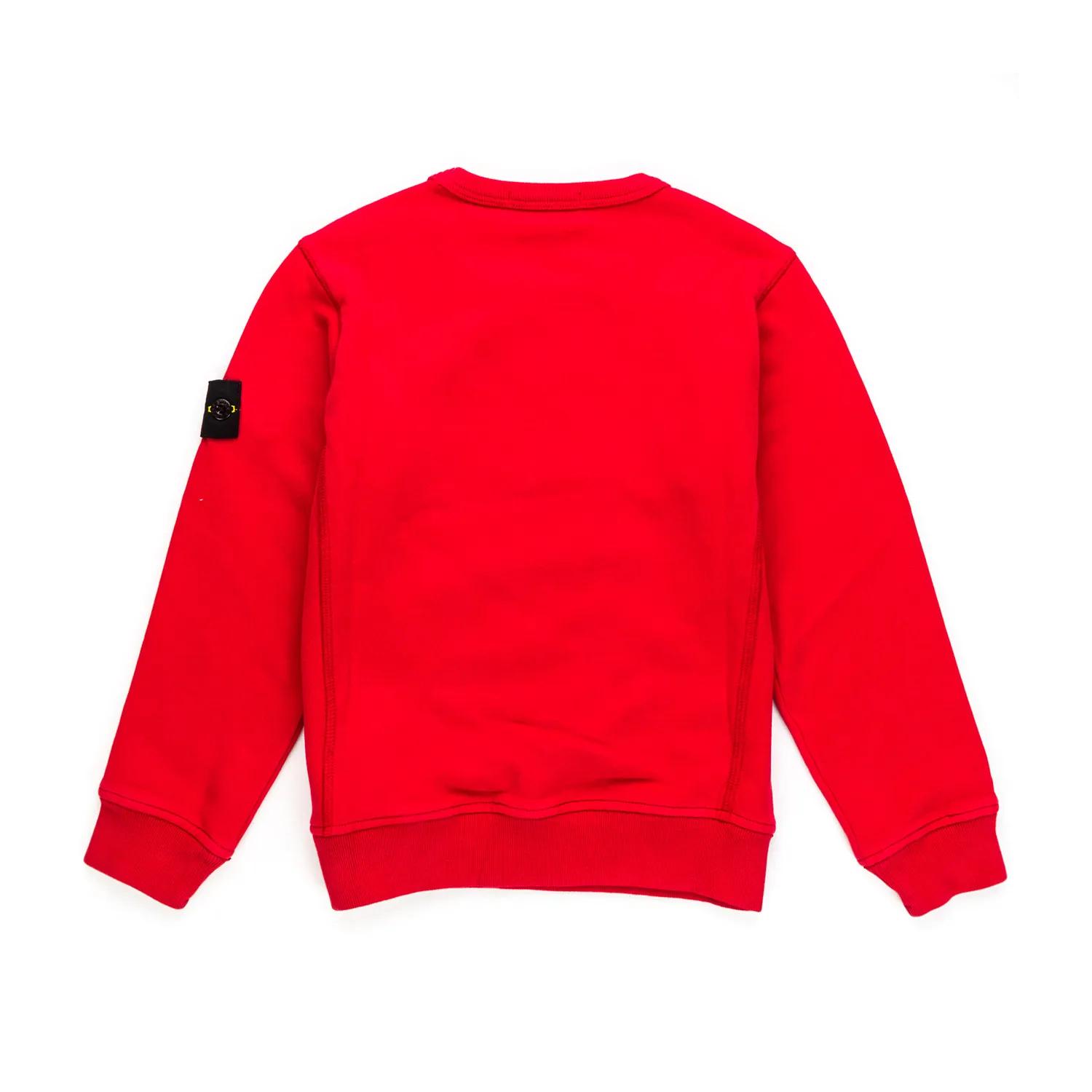 Stone Island Boy Red Cotton Sweatshirt