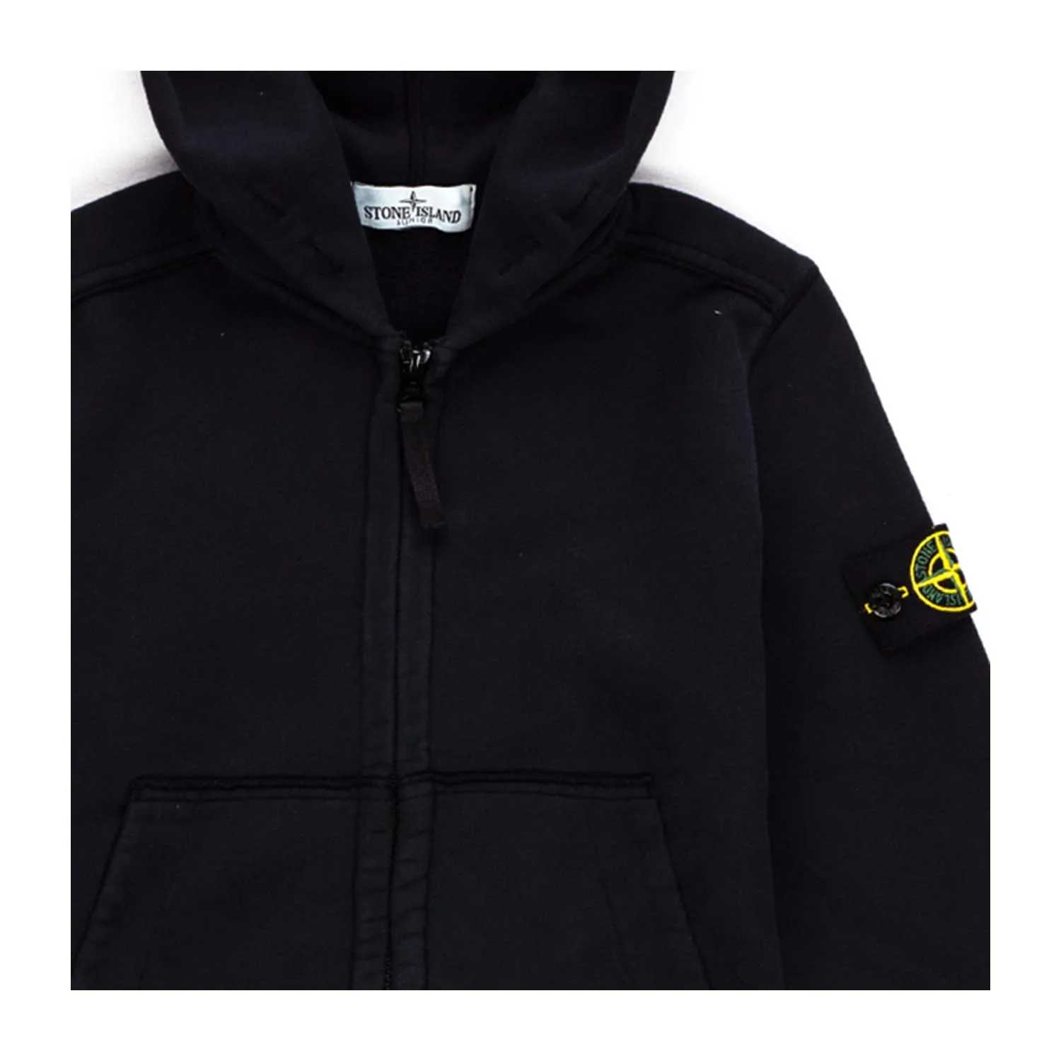 Stone Island Boys Hooded Zipper Sweatshirt