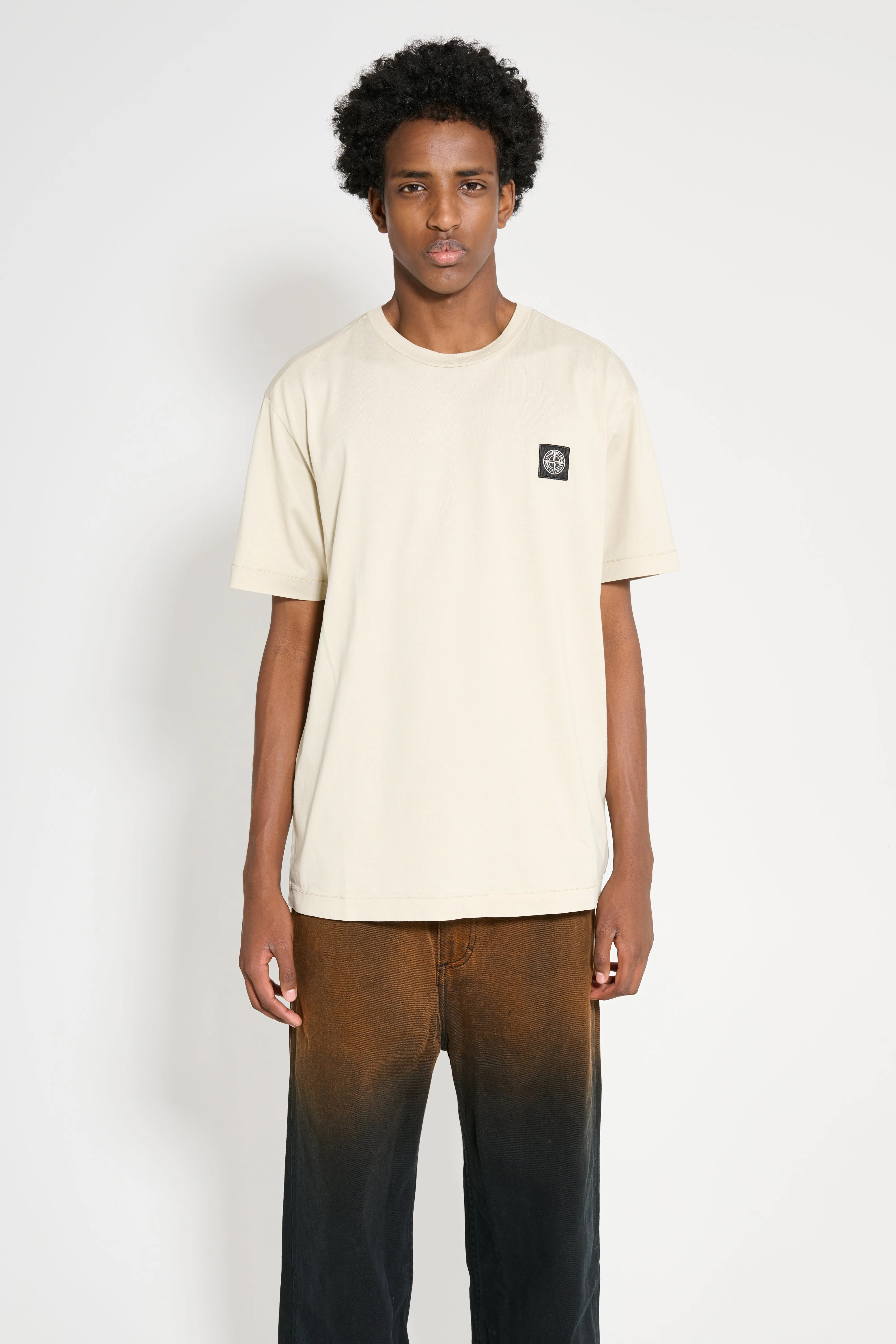 Stone Island Compass Patch Logo T-shirt Plaster