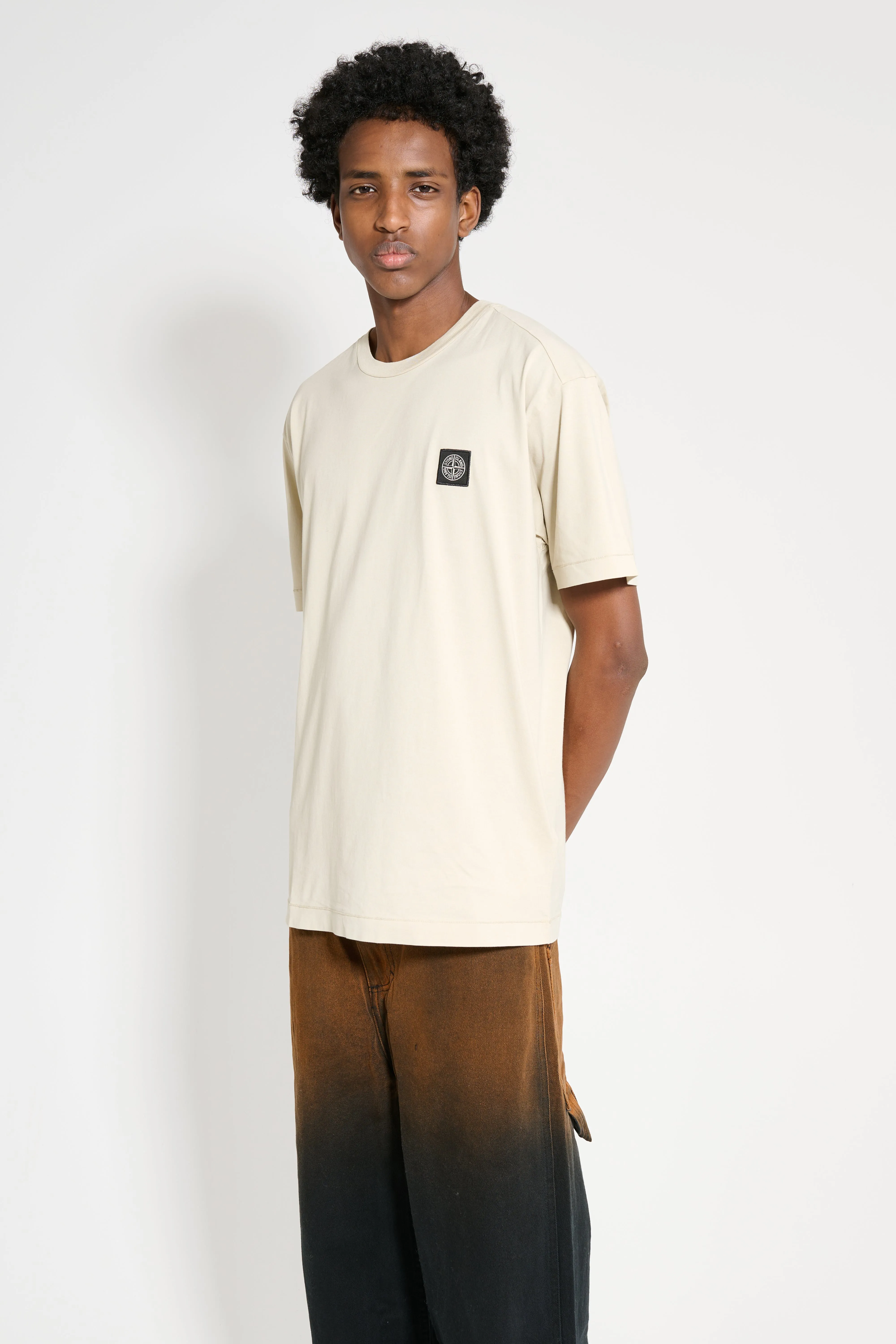 Stone Island Compass Patch Logo T-shirt Plaster