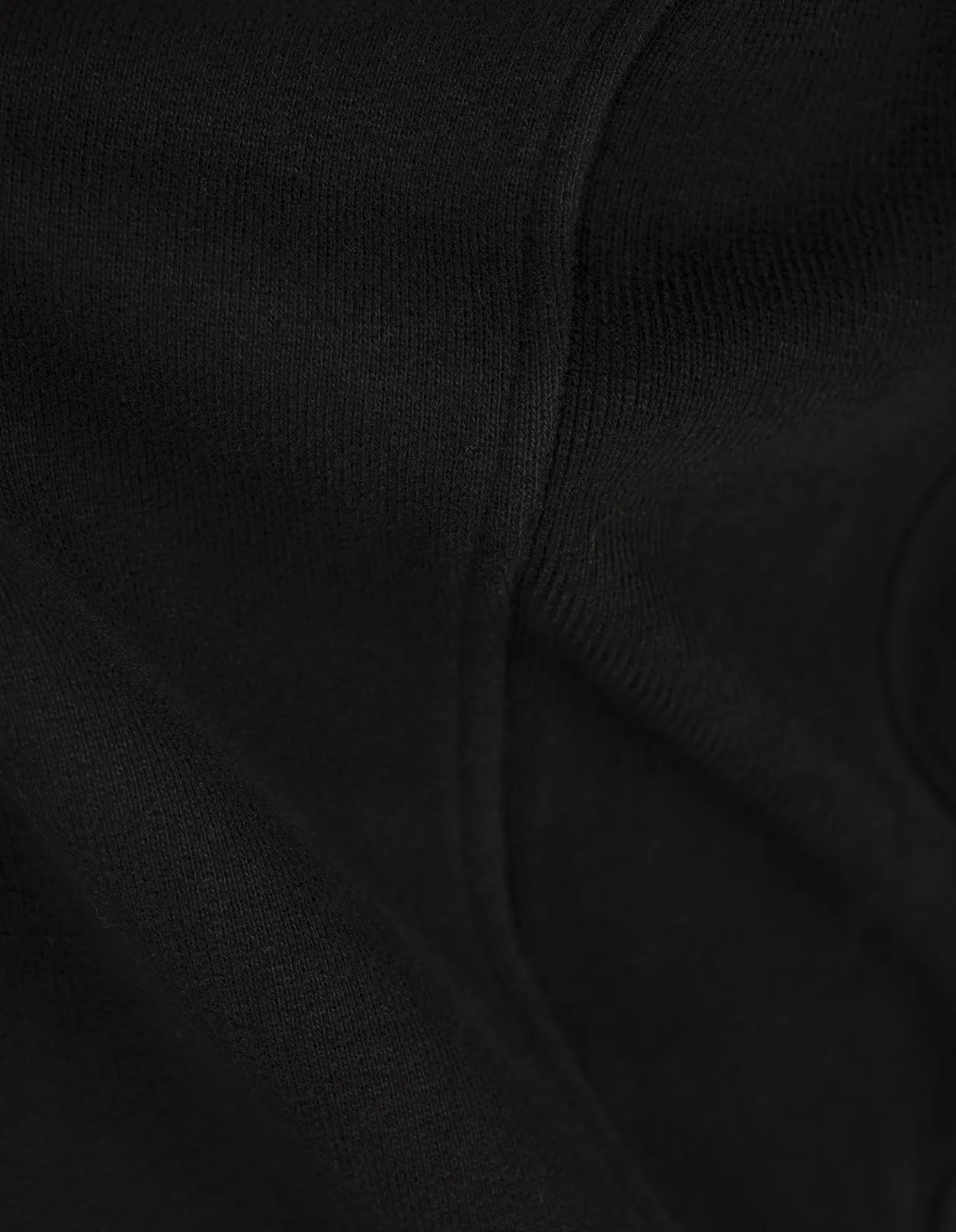 STONE ISLAND Crew-Neck Sweatshirt In Black Gauzed Cotton