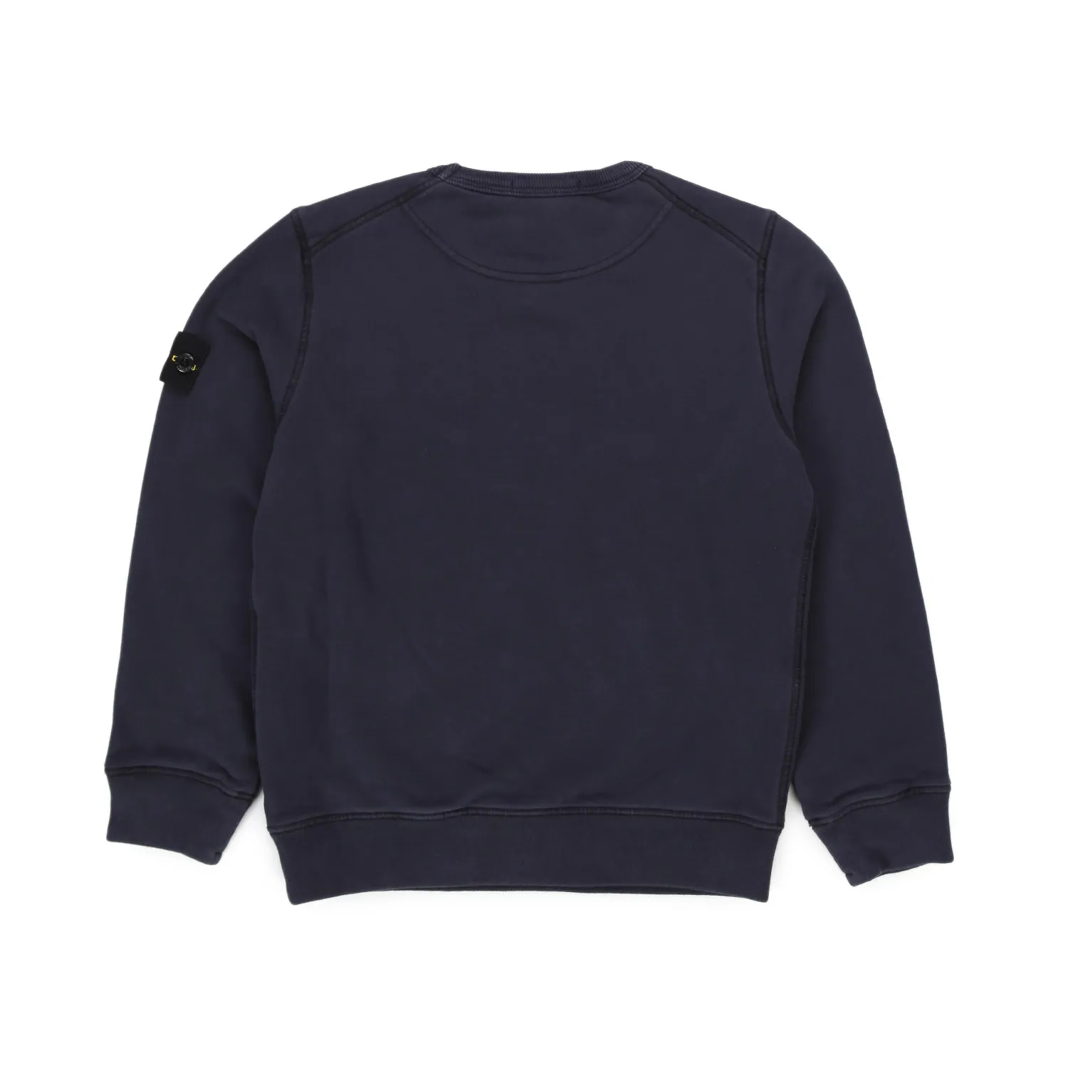 Stone Island Dark Blue Sweatshirt With Logo Patch