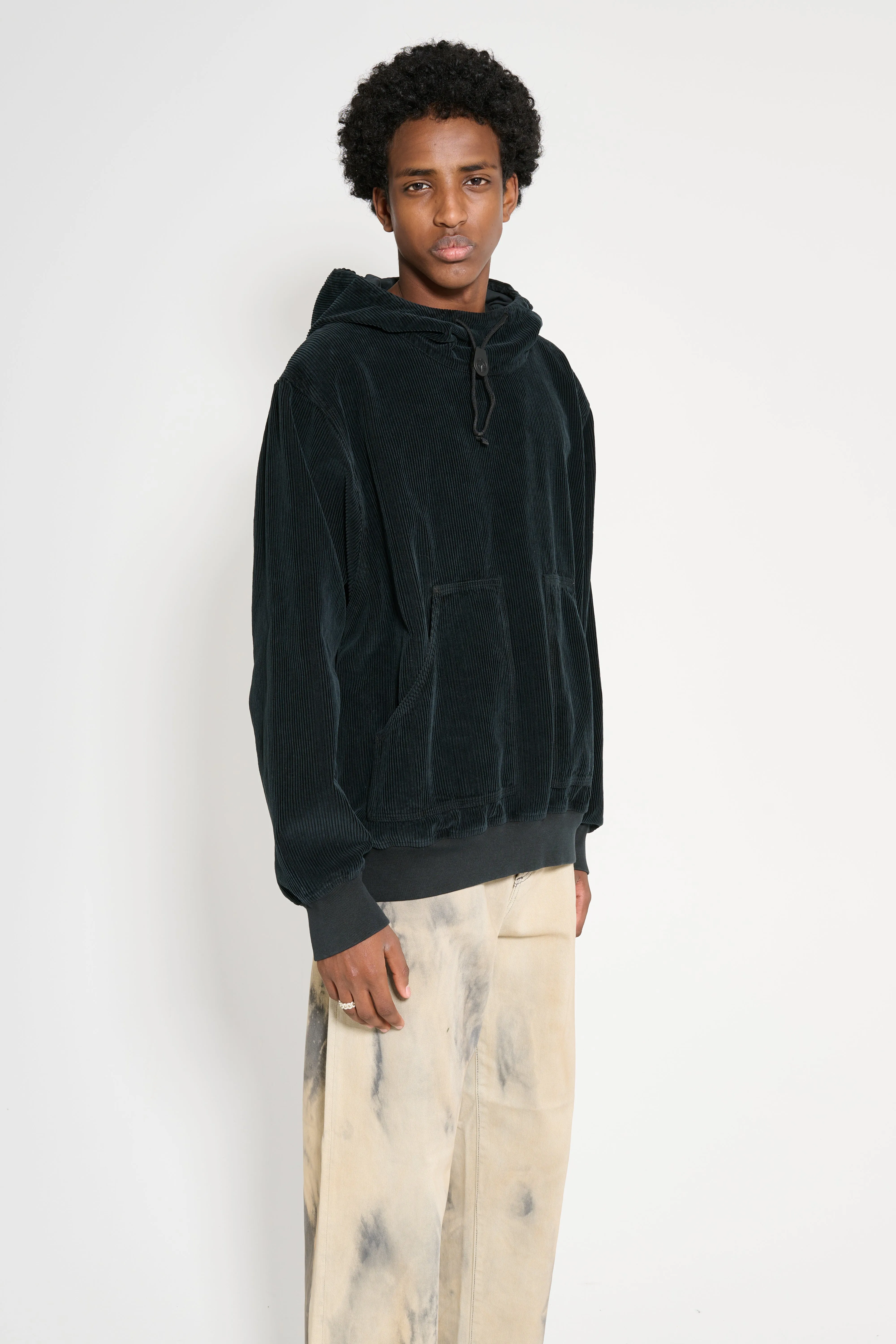 Stone Island Hooded Overshirt Black