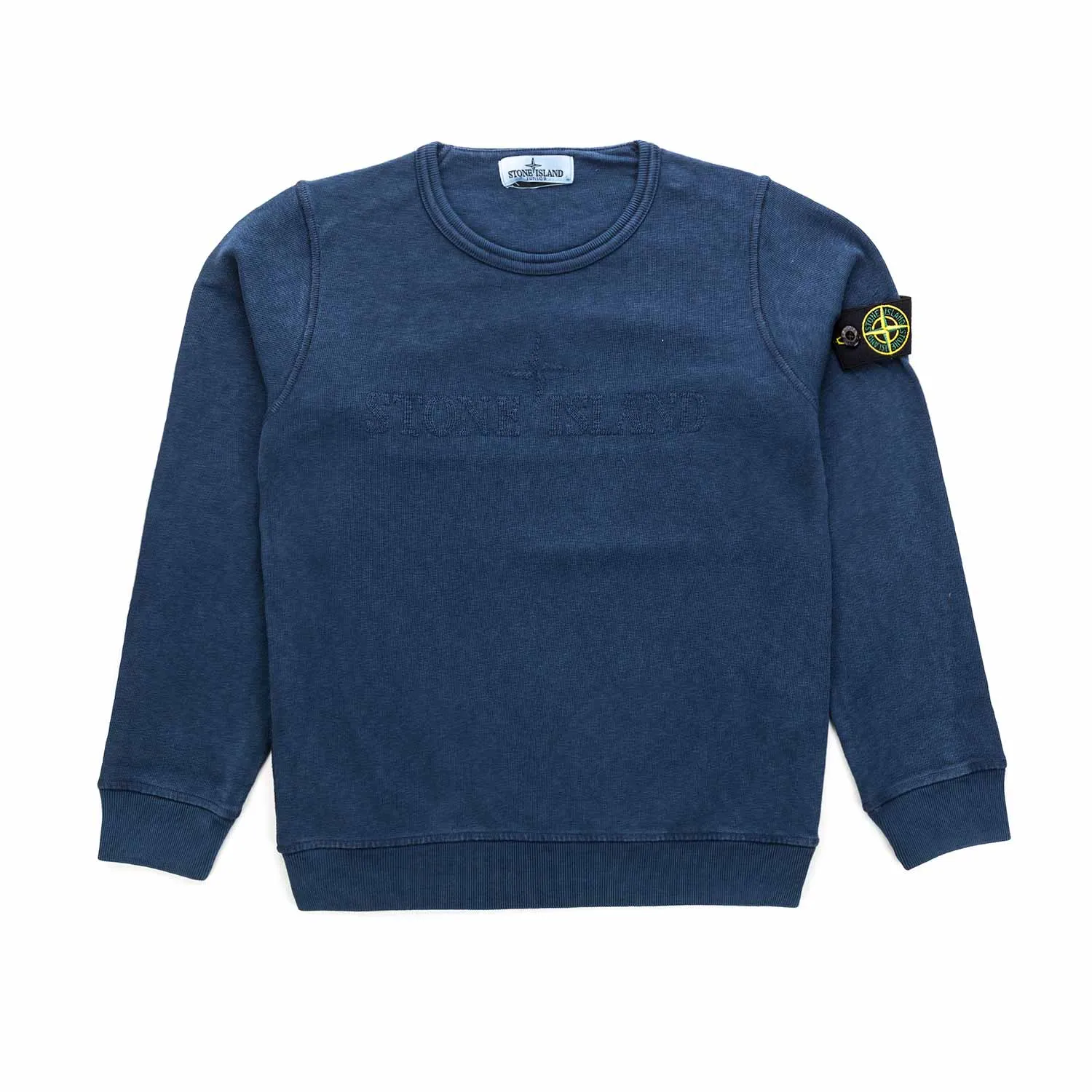 Stone Island Indigo Sweatshirt For Boy