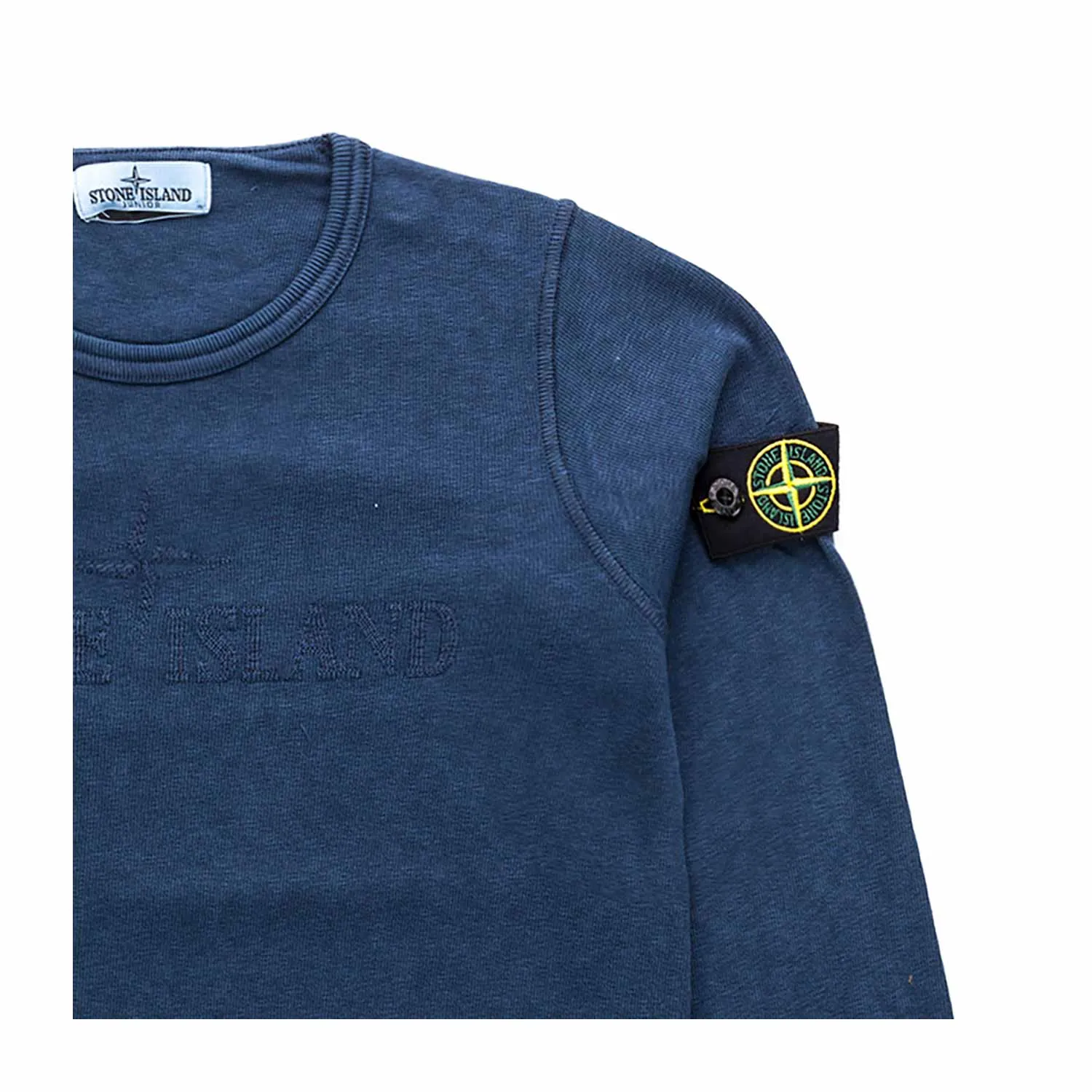 Stone Island Indigo Sweatshirt For Boy