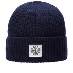 Stone Island Lambswool BeanieMarine