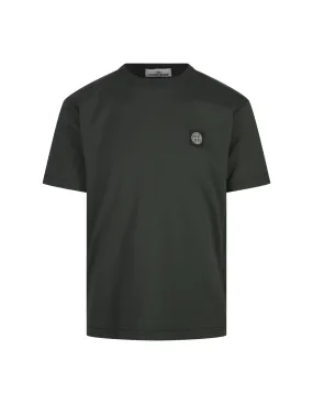 STONE ISLAND Lead Grey 60/2 Cotton T-Shirt