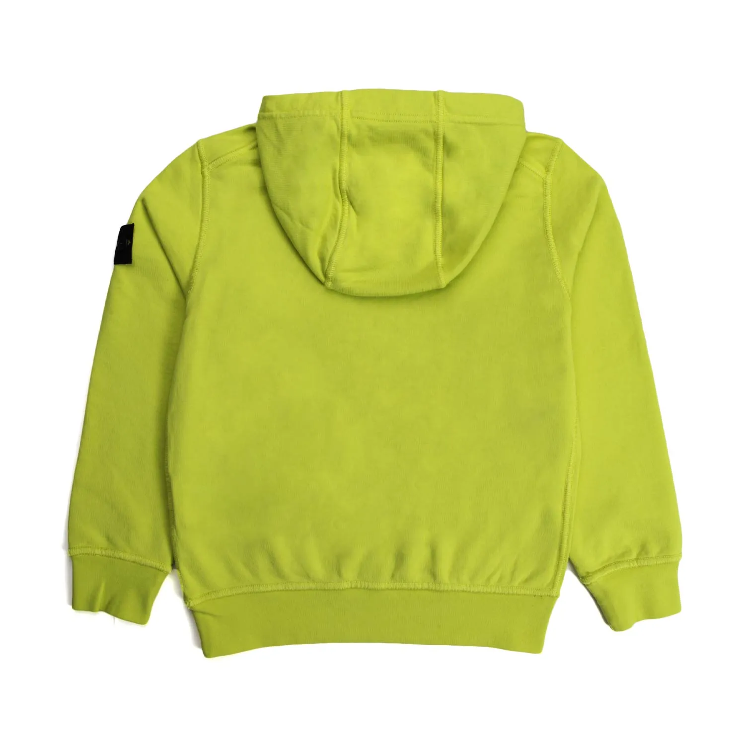 Stone Island Lime Green Hoodie For Boy